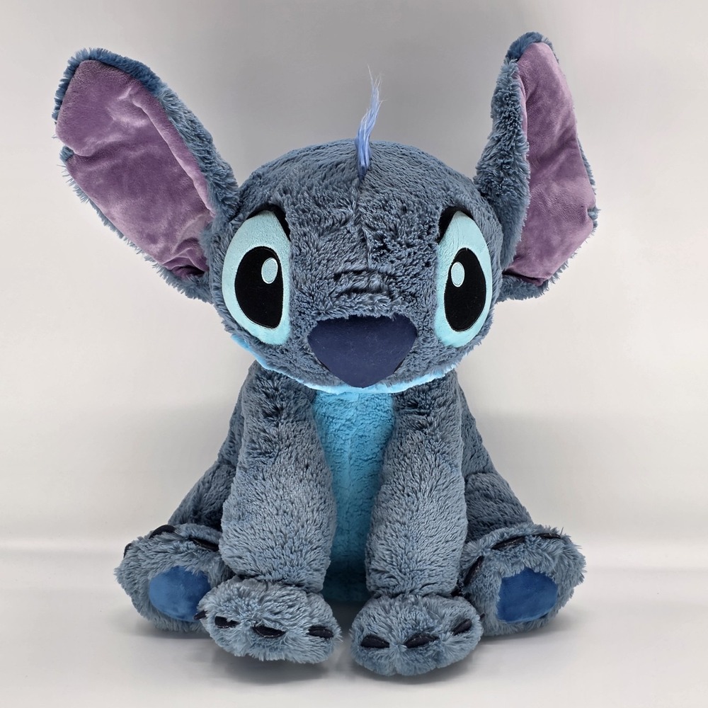 Disney Parks Lilo & Stitch Jumbo Blue Ohana Large 21" Soft Plush Stuffed‎ Animal